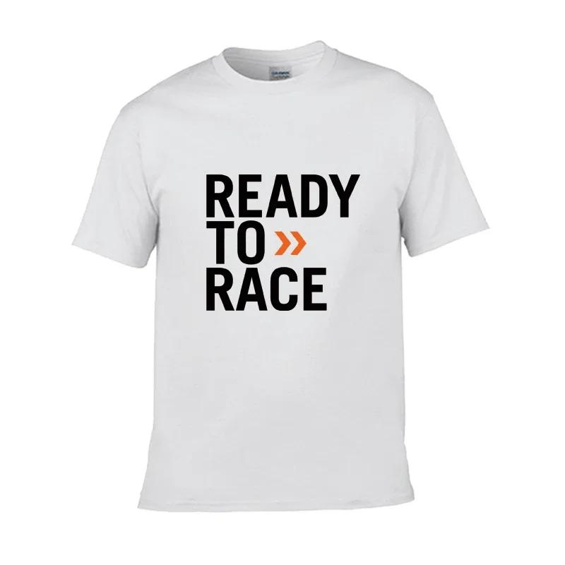 2025 New Hippie Tshirt for Men and Women Design Tops Ready To Race T-Shirt Beach Ktm Awesome T Shirts Summer Fashion Cotton Tops