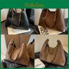 Soft Leather Large Capacity Shoulder Bucket Bag Trendy Vintage Casual Design