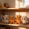 Highland Cattle Calf Plush Toy With Pp Cotton Filling For Kids And Adults