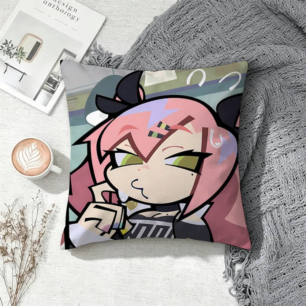 Nicole Zenless Zone Zero Square Double-Sided Printed Pillow Case Sofa Cushion Cover Bedroom Bedside Decor
