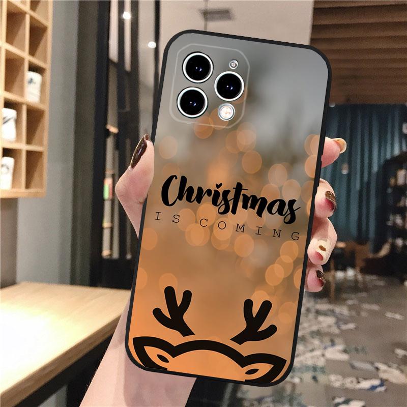 

Чехол для телефона Carcasa Funda Для iPhone 16ProMax 15 13 14 11 12 Pro Max 16 14 12 13 Pro 15 Plus 16E Милый Рождественский Олень Дерево iphone 16