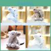 Elephant Plush Doll With Pp Cotton For Kids Collectors Gift Keyring Accessory