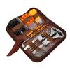 Watch Repairing Kit Watch Battery Replacement Watch Case Opener Complete Watch Tool Kit with Brown