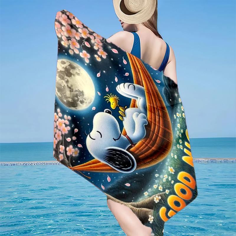 Cute Dog Sweet Dreams Beach Towel, Super Soft Microfiber, Gift for Her/Him, Birthday, for Pool, Beach, Travel, Home Decor Fan gifts