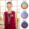 Gold Silver Bronze School Sports Meet Medals 6.5cm Children's Medals  School Sports Meet