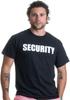 Sicherheit | Event Security Guard Schwarz mit beidseitigem Druck für große Größen Unisex T-Shirt