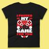 Valentine's Day Gamer Womens T-Shirt Mens Tops Tees Unisex