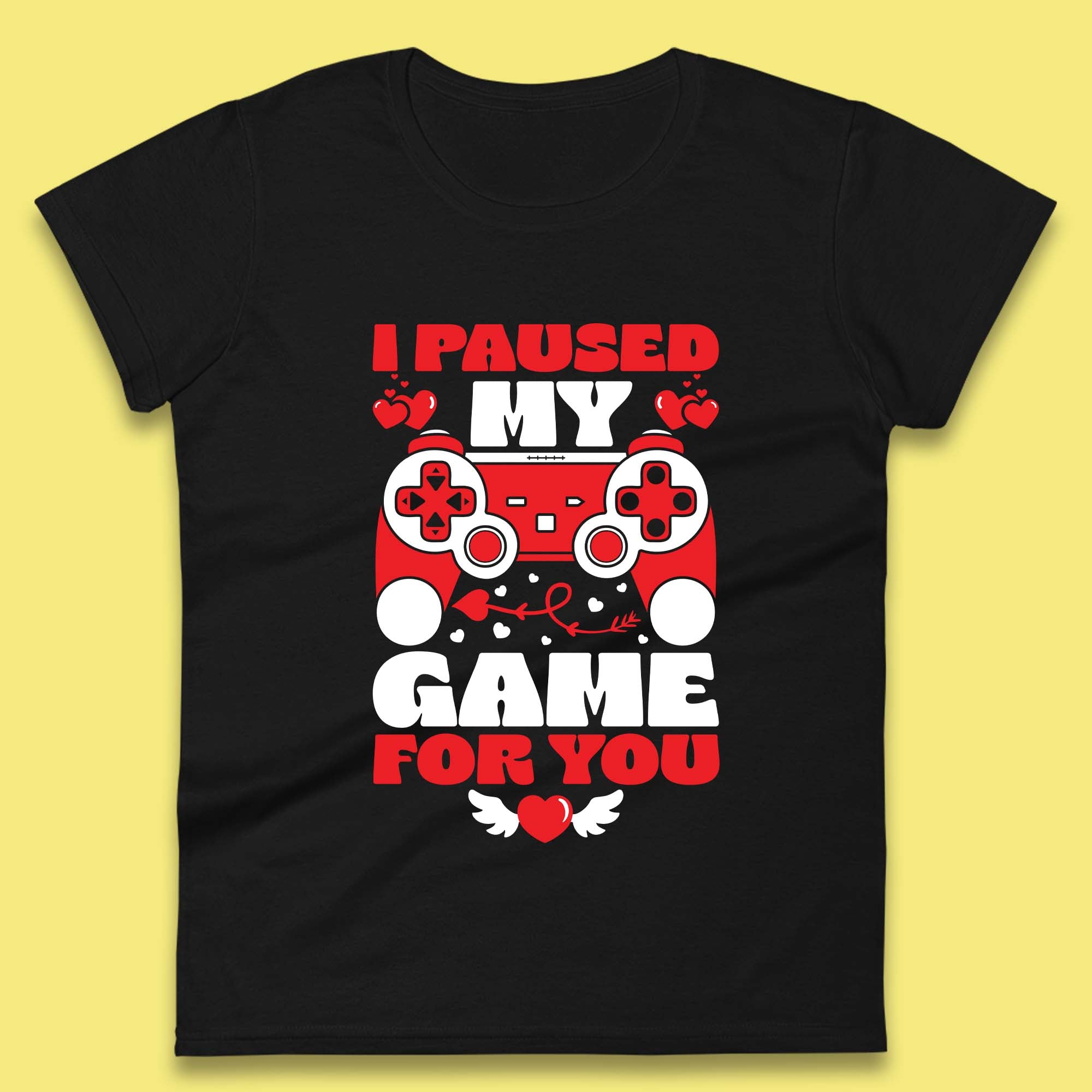Valentine s Day Gamer Womens T-Shirt Mens Tops Tees Unisex M