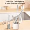 Cleaning Brush Retractable Handle Adjustable Length Soy Milk Machines High-Density Sponge Brush Multifunctional Cup Brush