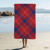 Schottisches Tartan-Muster Strandtuch für Kinder Badetuch Handtuch für den Pool Urlaubsgeschenk Picknicktuch Partygeschenk