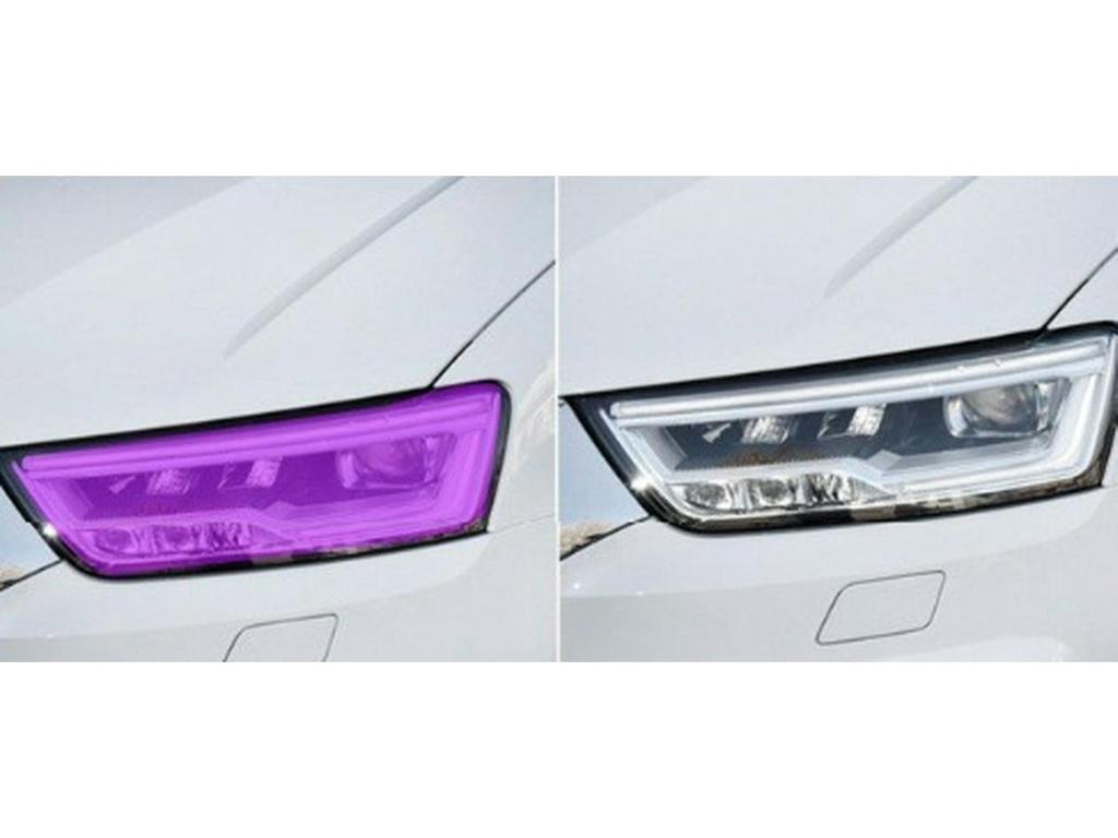 Toyota Corolla TPU Color-Changing Protective Film: White to Purple and Black Transition