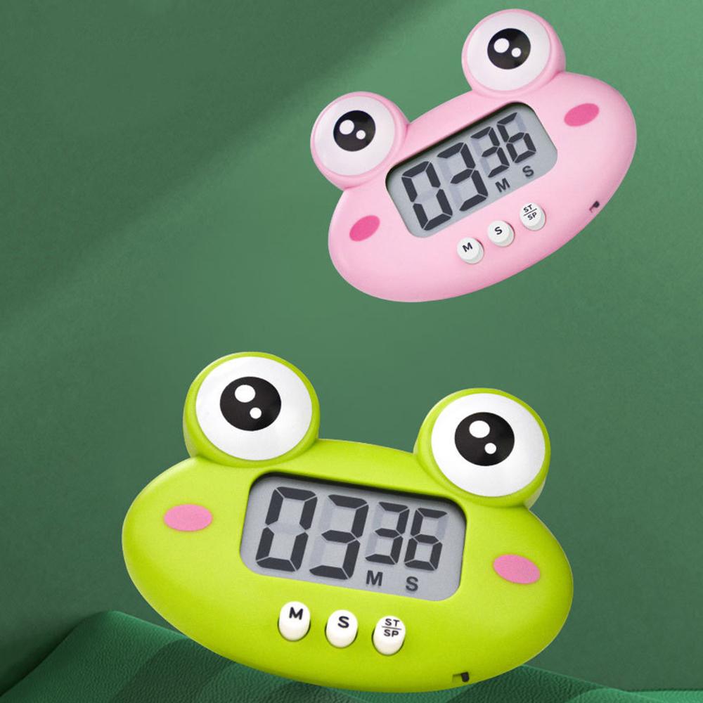 NEU Niedliche Frösche Küche Elektronischer Digitaler Timer 1-99 Minuten Kochen Lernen Arbeitstimer Erinnerung Für Geschäft Zuhause Küchengadget Geschenk