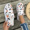 Women's Canvas Shoes with Fabric Upper and Lining, TPU Sole - Versatile Design, Canvas Shoes