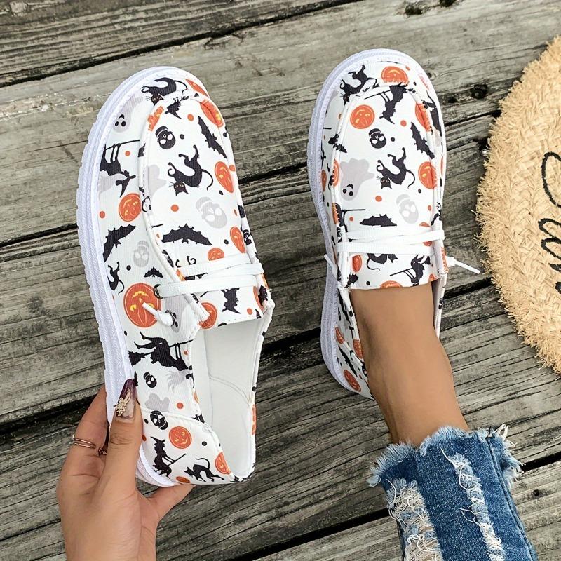 Women's Canvas Shoes with Fabric Upper and Lining, TPU Sole - Versatile Design, Canvas Shoes