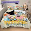 SpongeBob SquarePants Bedding Set 3 Piece Comforter Cover Gift for Bedroom,Includes No Insertsjt026