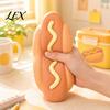 Funny Desk Accessories for Men Women Giant Hot Dog Squeeze Toy, 8.3" Slow Rising Realistic Food Shaped Cute Desktop Decorations Work Soft Stress Ball,