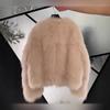 Europe and the United States Popular Imitation Fox Fur Coat Autumn and Winter New Haining Korean Version Short Coat