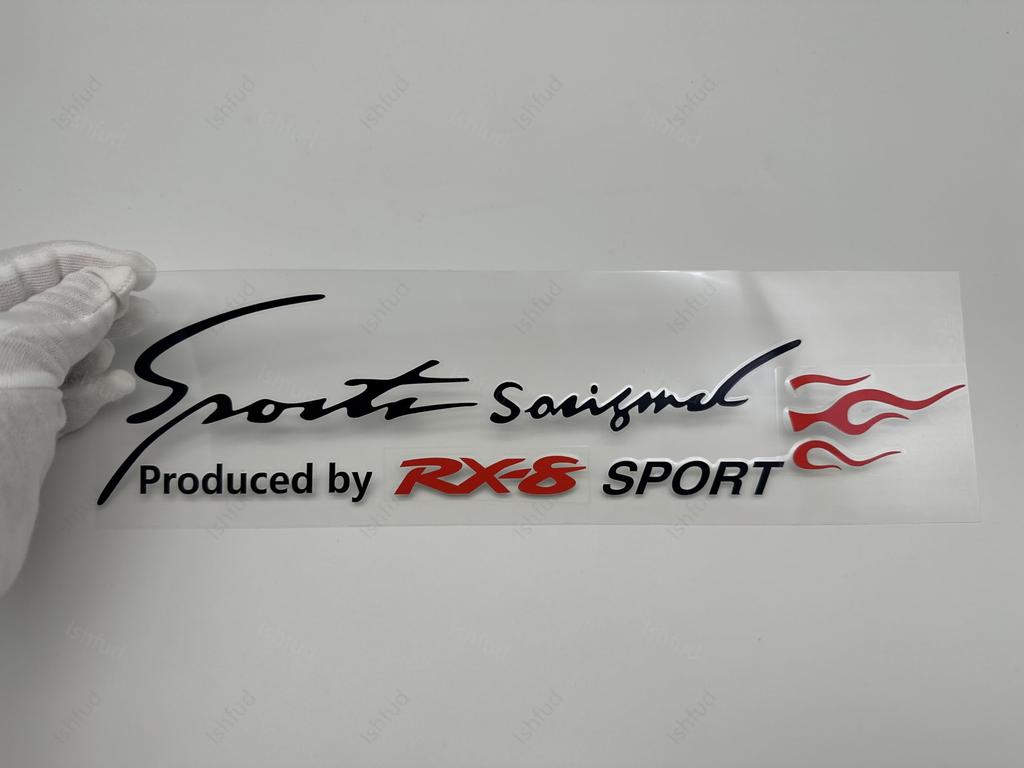 Hood Sticker Decal for New Model [RX-8] Waterproof Car Logo Mazda RX8 SE3P etc.