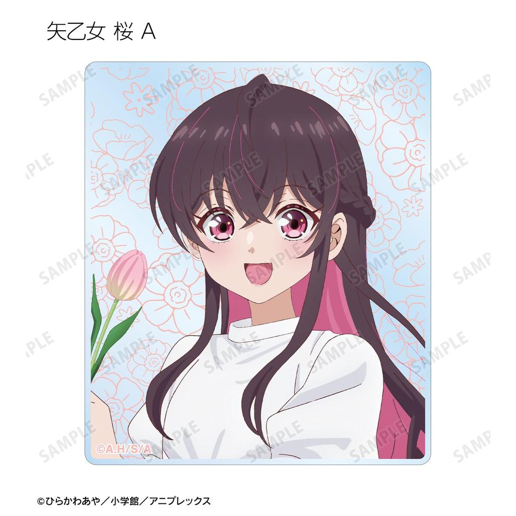 TV Anime Three Mikado Sisters Are Surprisingly Original Illustration White Dress and Flower Trading Acrylic Cards Box of 9 "The Easy." Ver.