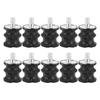 10PCS Black Isolator Buffer Mounts Easy to Install Compact Structure AV Buffer Mounts Set for Husqvarna 61 66 266 268 272 XP