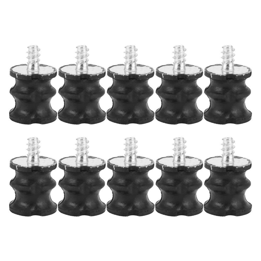 10PCS Black Isolator Buffer Mounts Easy to Install Compact Structure AV Buffer Mounts Set for Husqvarna 61 66 266 268 272 XP