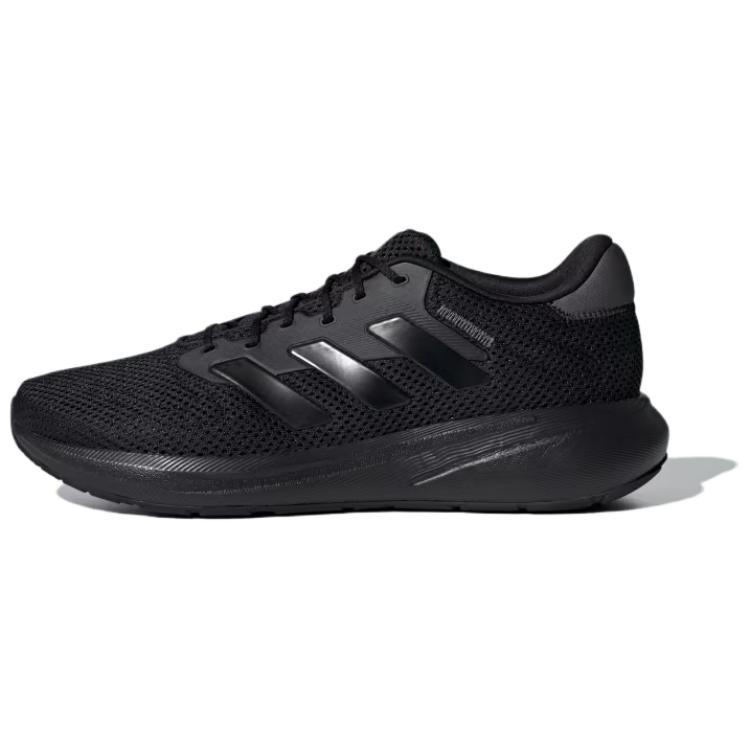 Adidas Response Runner Fashion Slip Resistant Low Top Running Shoes Men Sneakers Black IH3576