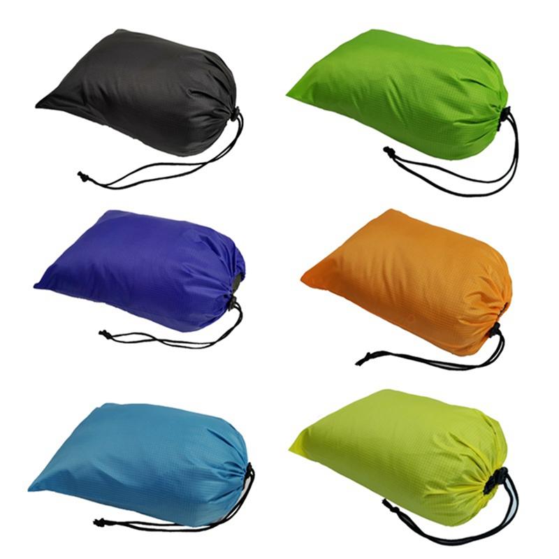 Storage Drawstring Bag Waterproof Foldable Gym Bag Ultralight Outdoor Travel Camping Hiking Travel Kits Sundries Bag Shoes Pouch
