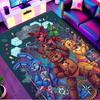 Tapis Imprimé Five Nights at Freddy's, Tapis de Sol Lavable, Pour Entrée Dortoir Buanderie Bureau Studio, Décoration Intérieure Cadeau d'Anniversaire Noël