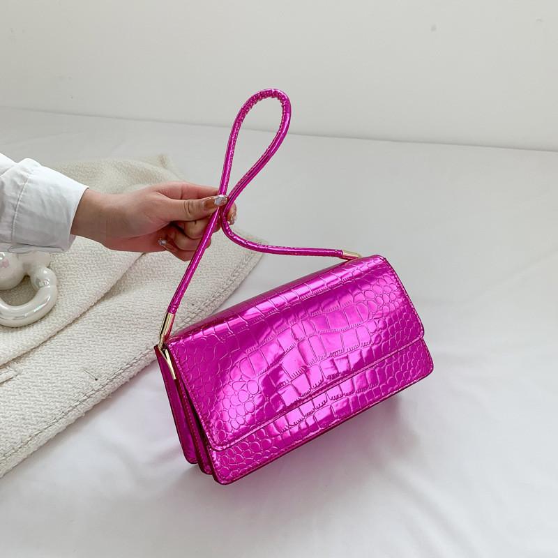 Stylish Street Fashion Shoulder Bag Retro Handbag Pu Material Small Square Bag