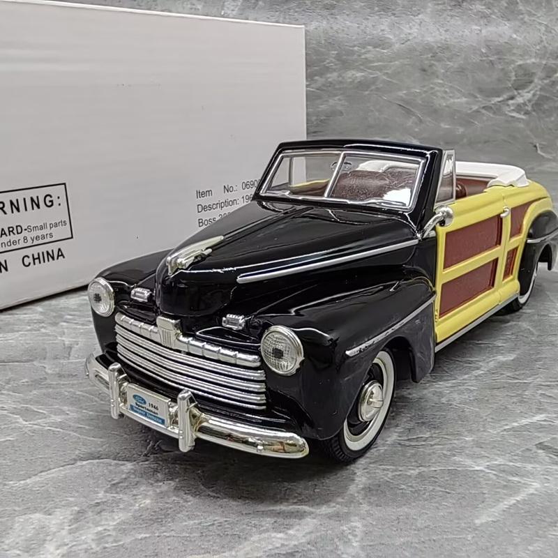 zwncp9 1:32 1964 Ford Sportsman Convertible Alloy Classic Sports Car Model Diecast Metal Retro Vehicles Car Model Simulation Kids Gifts