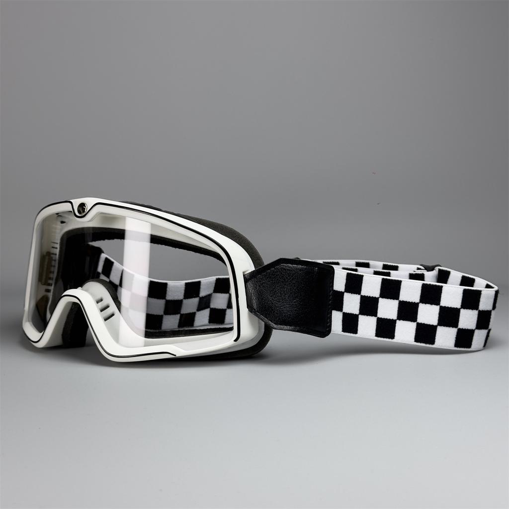 Motocyklové brýle Jízdní brýle Harley Vintage Větruodolné Pískové brýle 3/4 Helma