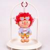 Summer Rainbow Little Curl Doll Plush Keychain With Soft Polyester Filling For Kids And Gifts