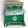 Green Sports Logo Bedding Set Bedding Duvet Cover Set Duvet Cover Pillowcases Home Decor (1 * Duvet Cover 2 * Pillowcases, without duvet insert)