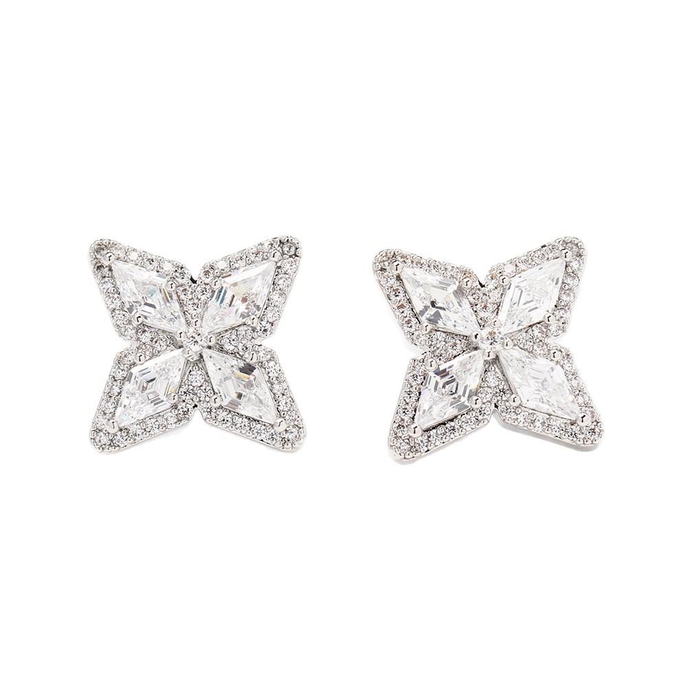 Super Sparkling Zircon Star Stud Earrings for Women's Light Luxury High-end Earrings, Super Fairy, Beautiful, Good-looking Temperament, Atmospheric Ea