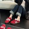 Strawberry Bear New Pink Casual Shoes Versatile Little White Shoes Inner Height Increase Retro Shoes Women's Shoes