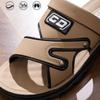 Men's Sandals  New Leather Thick Sole Beach Summer Outdoor Wear  Waterproof No-Slip Slippers