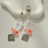 Transparent Keychain Cute Goldfish Wind Chime Pendant Keyring Mobile Phone Lanyard Bag Decorative Chain Kawaii Home Decorations