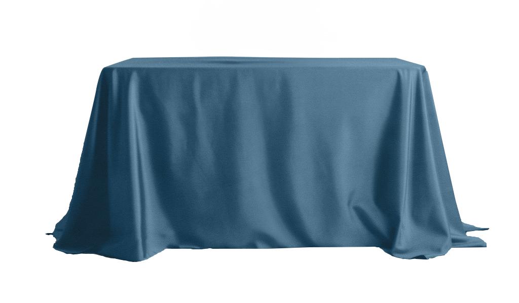 Matte Velvet Tablecloth Blue For Table 230X230Cm