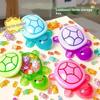 1PC Night Glow Large Turtle+Mini Luminous Turtles Figurines Resin Craft Glowing Turtle Storage Ornament Landscape Desktop
