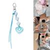 Eye Catching Keyring Heart/Flower/Fishtail Pendant Keychain Key Chain for Women