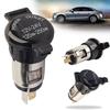 DC 12V-24V 10A 120W Car Cigarette Lighter Female Socket Power Plug with Waterproof Cover Case for Auto Car Truck Motorcycle ATV