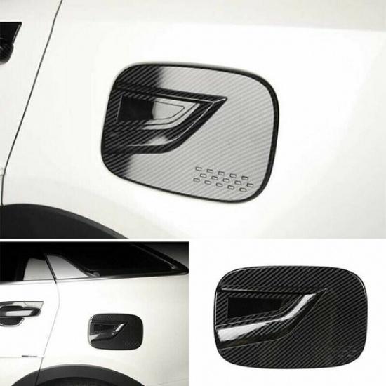 For KIA Sorento 2021-2024 Carbon Fiber Car Fuel Oil Tank Gas Cover Trim