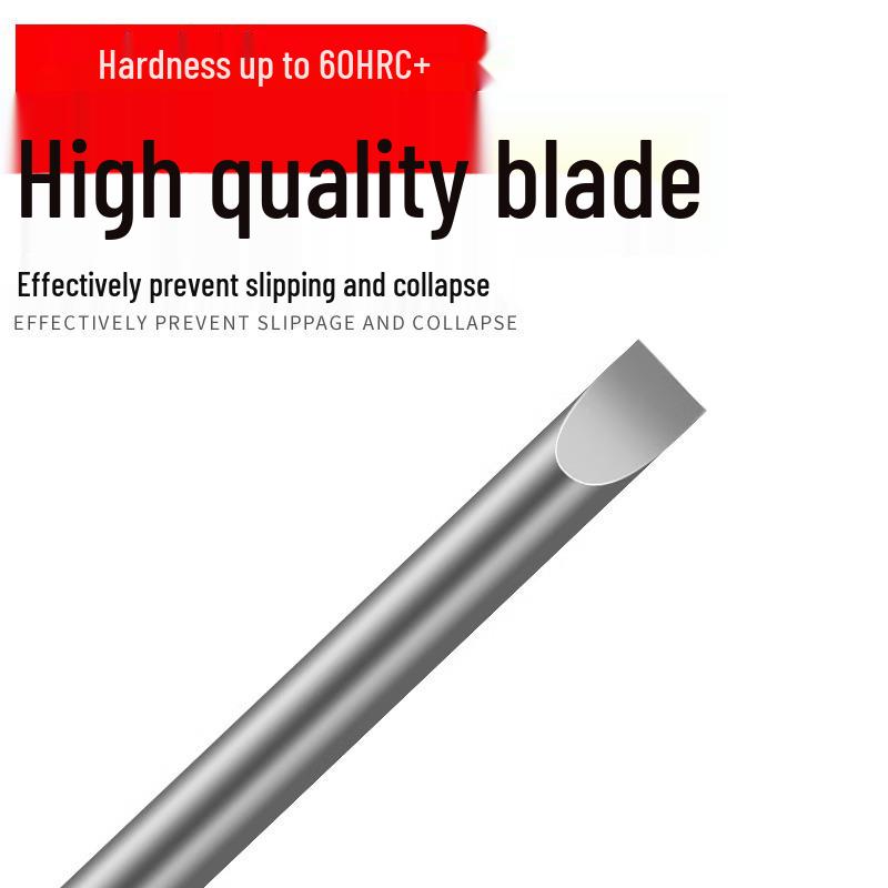

S2 Magnetic Flat Head Bit for Electric Drill & Screwdriver, 60-150mm Pneumatic Wind Bit 75mm x 5.0mm, 1 piece