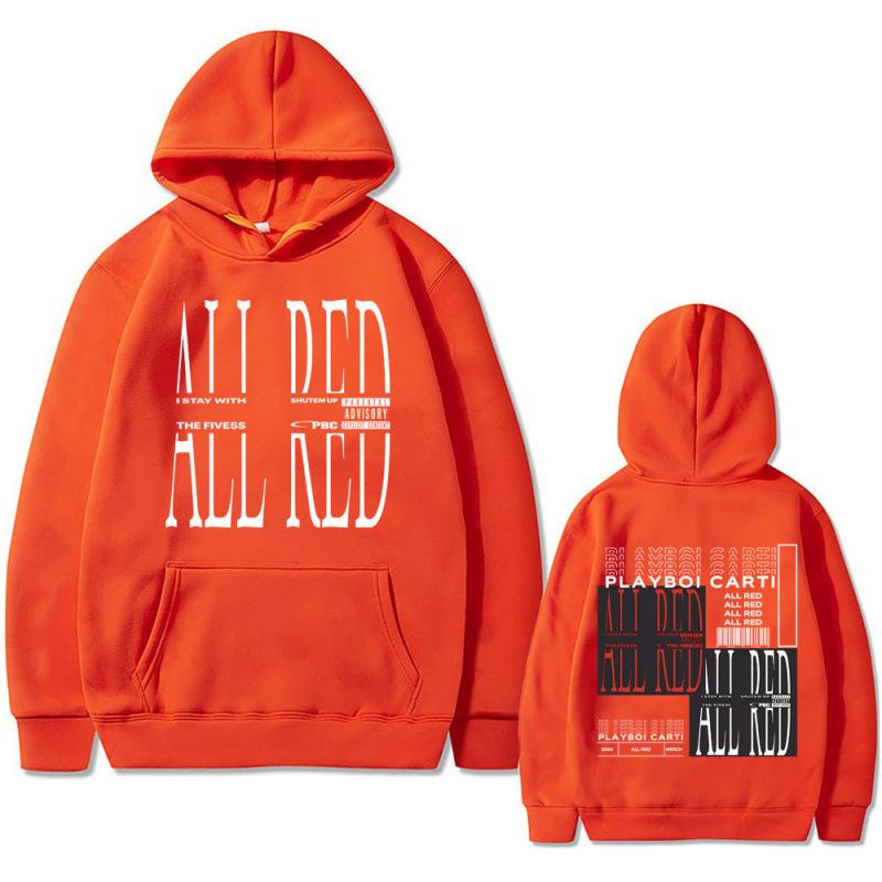 Rapper Playboi Carti Opium ALL RED Album Graphic