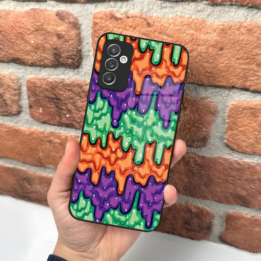 Slime Pattern Phone Case for Samsung A15 A25 A35 A55 A14 A12 A22 A32 A52 A11 A21 A31 A51 A05 A24 A34 A54 A13 23 A33 A53
