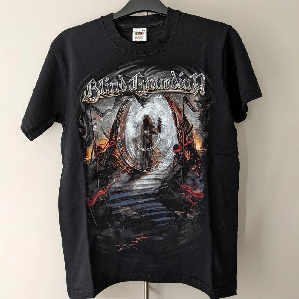 Blind Guardian Tour T-shirt rare design black short sleeve Unisex Shirt S-5XL Unisex T-Shirt M