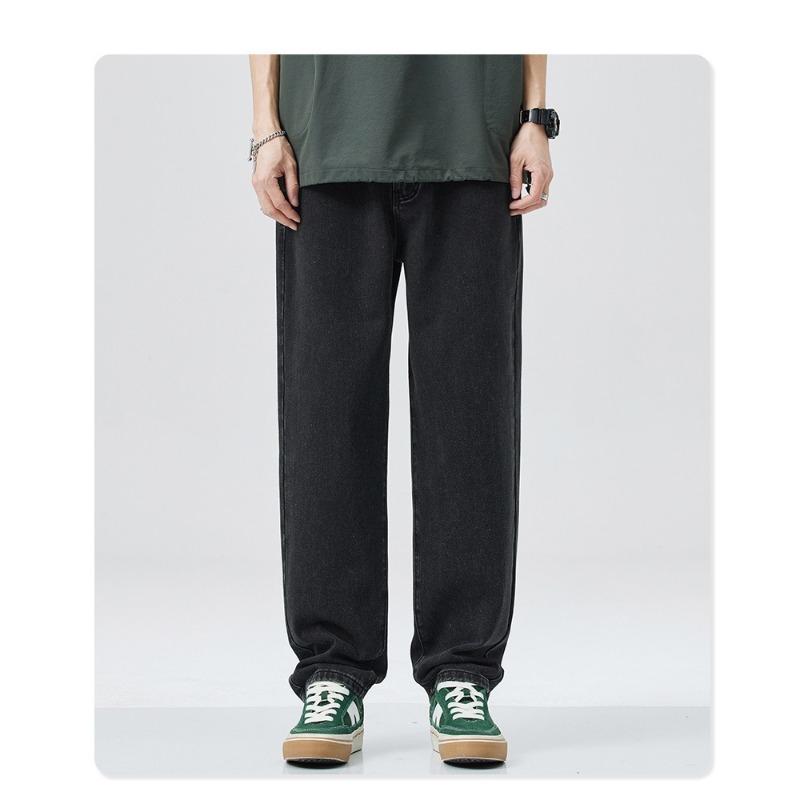 

Новые японские свободные прямые уличные ретро-трендовые джинсы и брюки на весну и лето 38