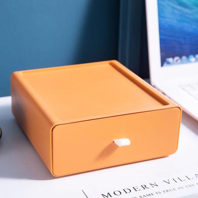 Desktop Storage Box Drawer Design Strong Load Bearing Stackable Desktop Organizer Storage Box for