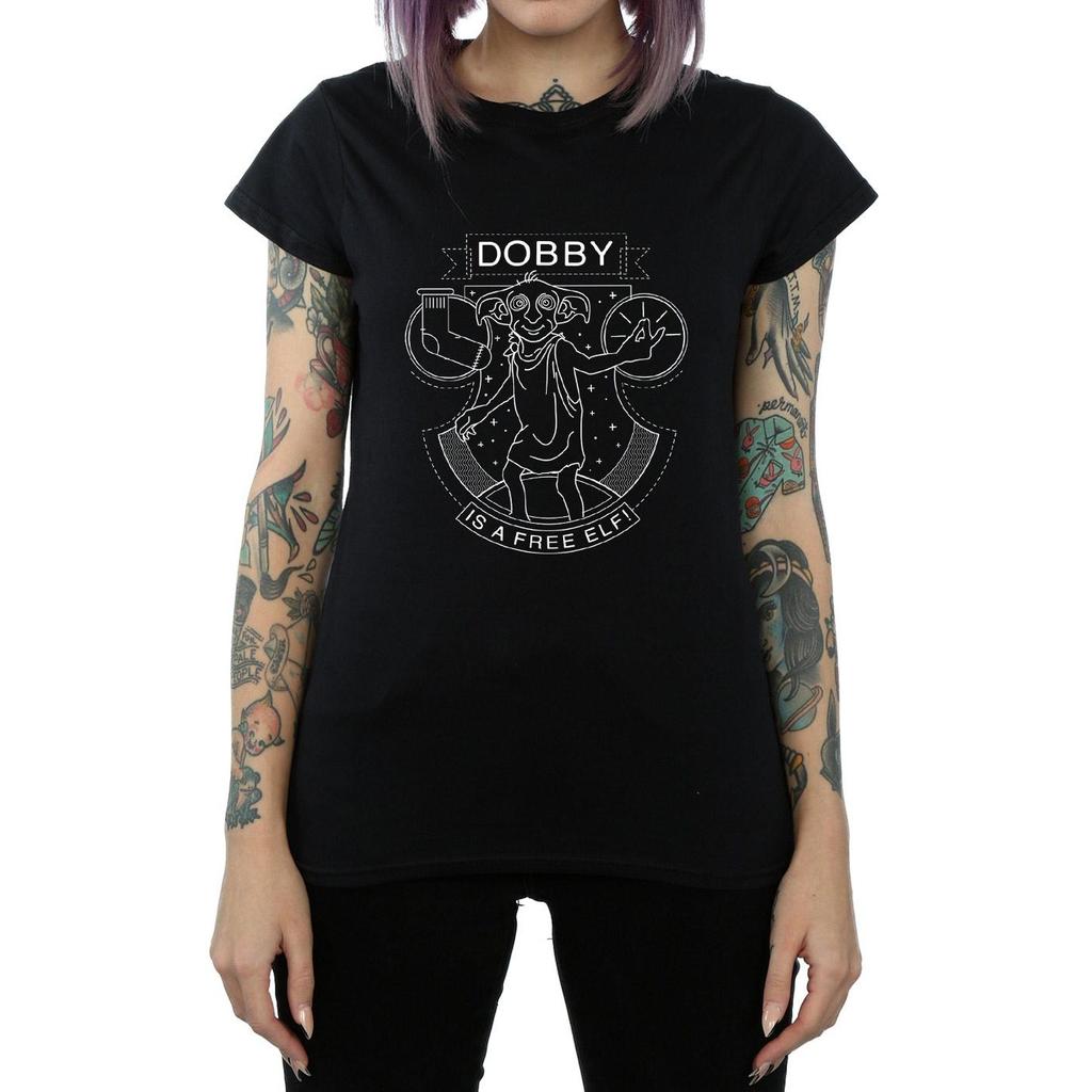 Harry Potter Womens/Ladies Dobby Seal Cotton T-Shirt