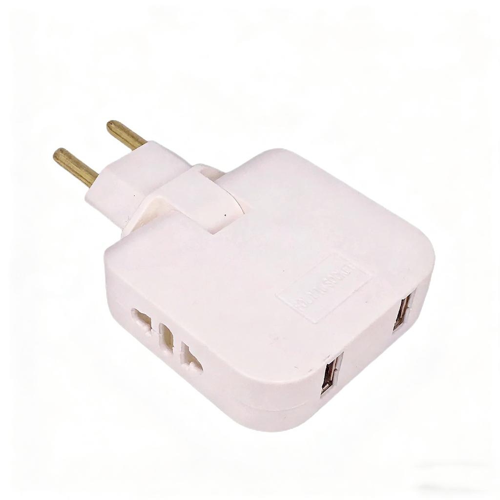 Europäischer Standard Drehbarer Steckdosenadapter – 180° Schwenkbar, Mehrfachsteckdose, Leicht, Kabellos & Tragbar